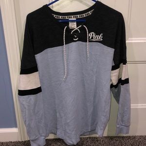 Pink pull over sweatshirt